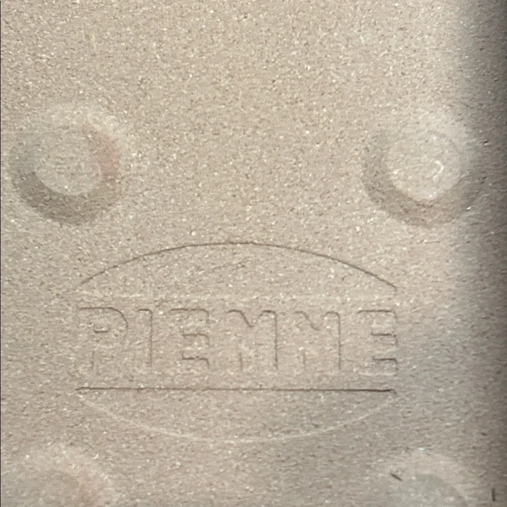 Vtg 80s Piemme Made in Italy Trivet Tile Wood Frame Brown Cream Floral Decor 8" - Picture 5 of 7